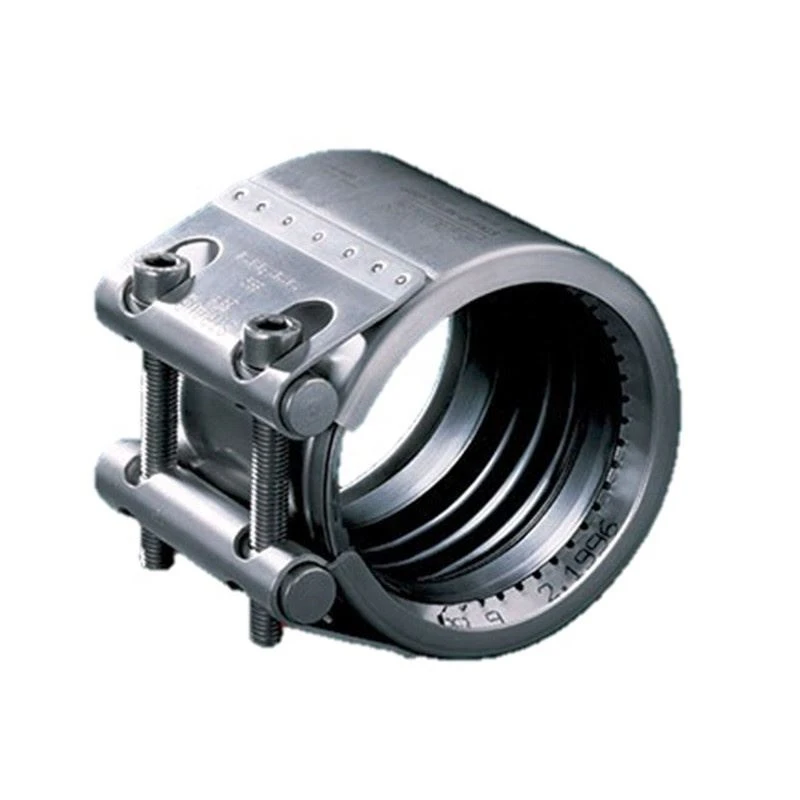mechanical stainless pipe flange sleeve repair couplings joint pipe fitting clamp (3)